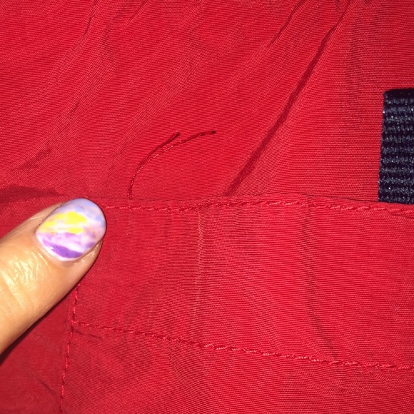 Mens XXL Red Nautica Swim trunks - Picture 5 of 10